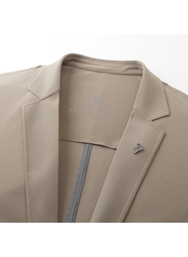Tucano spring Lightweight Business Casual Blazer Solid Color Long Sleeve Single Jacket For Men - Image 4