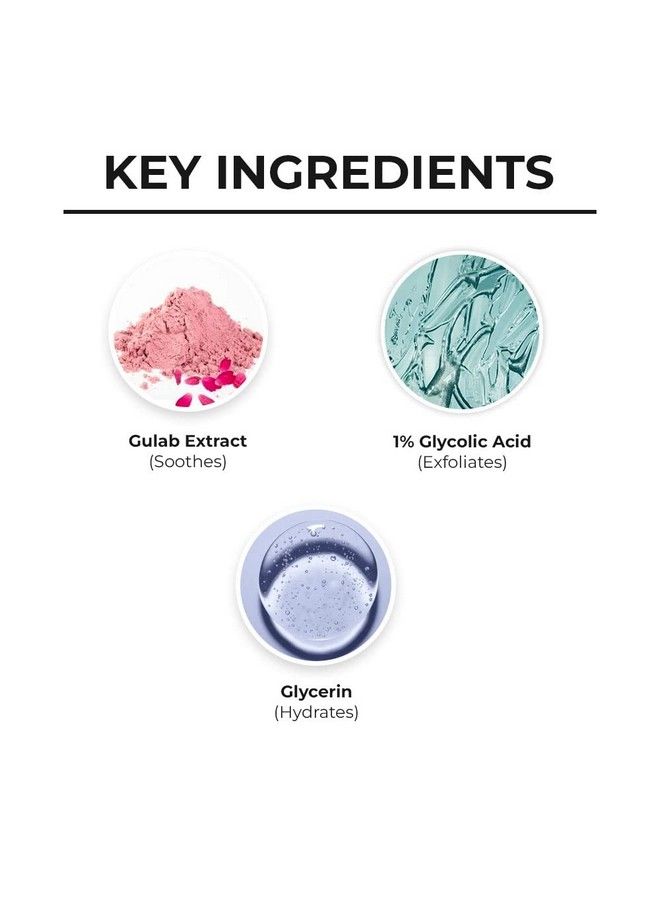 Dr. Sheth's Dr. Sheth’S Gulab & Glycolic Acid Exfoliating Body Wash ; For Smoother Eventoned Skin ; With Glycolic Acid & Gulab Extract; Men & Women ; 250 Ml - Image 3