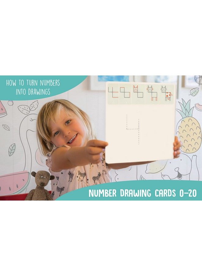 123 Draw With Me Learn How To Draw Animals Step By Step Birthday Present For Preschoolers And Kids Age 3 4 5 6 Numbers 020 - Image 4