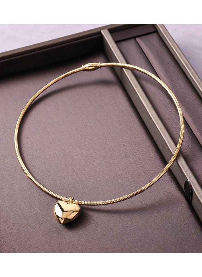 لامعة المغناطيسي كروية القلب قلادة كرين طوق قطرة - Image 3