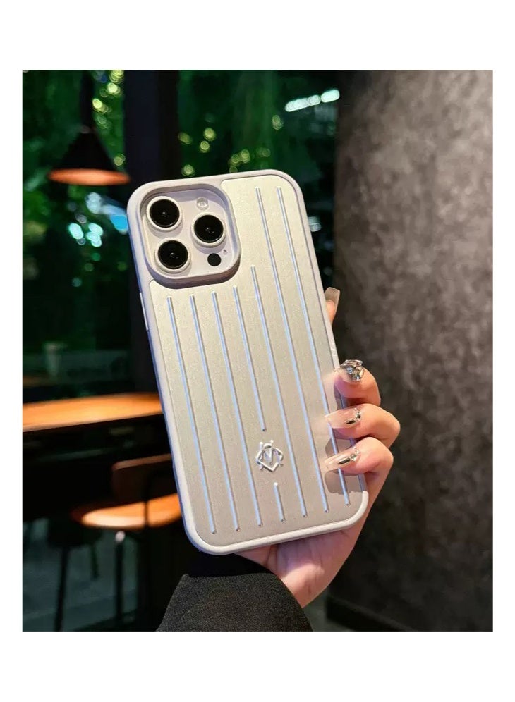 حقيبة أمتعة معدنية أصلية من IMD لحافظة هاتف iphone16 النموذج القابل للتطبيق: لهاتف iphone16pro