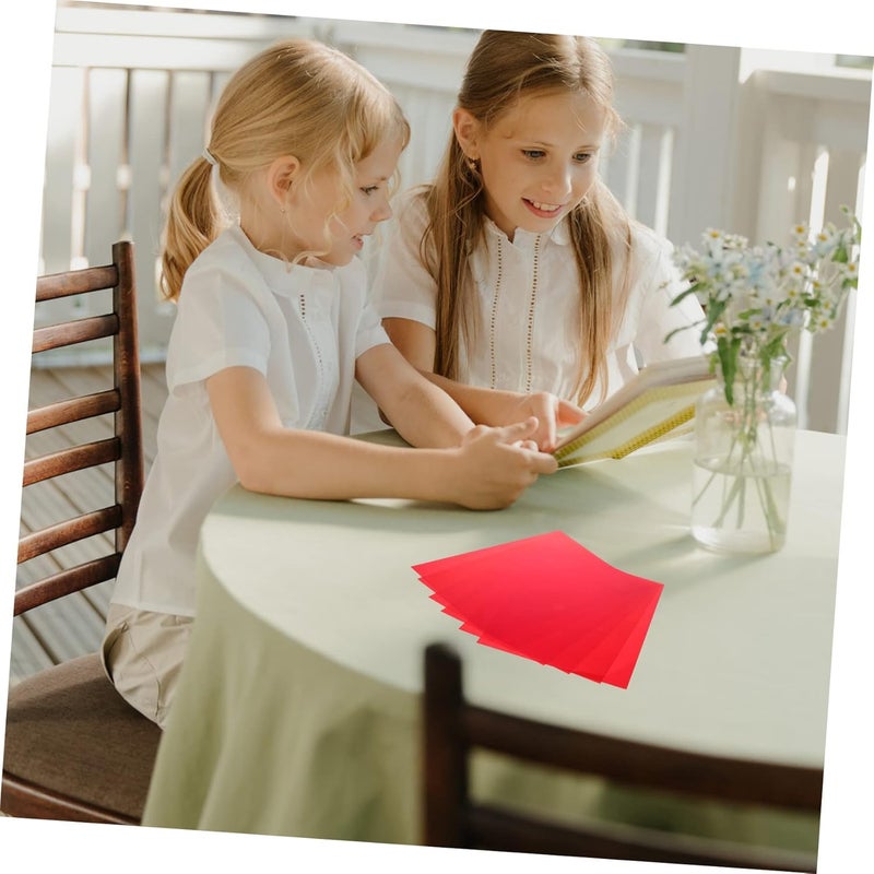 6pcs Educational Light Filters Sheets PVC Film for Reading Photography Stage Lighting - Image 5