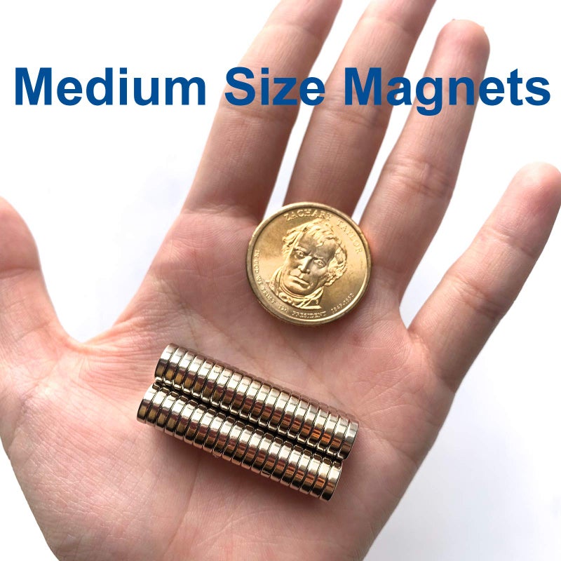 MEALOS Magnets - 80 Round Refrigerator Magnets - 8mmx2mm for Crafts - Miniatures & Paper Crafts - Includes Storage Case - Image 3