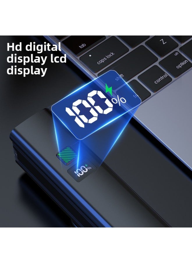 Generic Far And Near Light Integrated Night Riding Lights Road Bike Mountain Bike Outdoor Riding Bright Front Light Sense Digital Display Bicycle Light-Color:Ss B18-d Hoisting 3000 Ma (without Bracket)  - Image 4