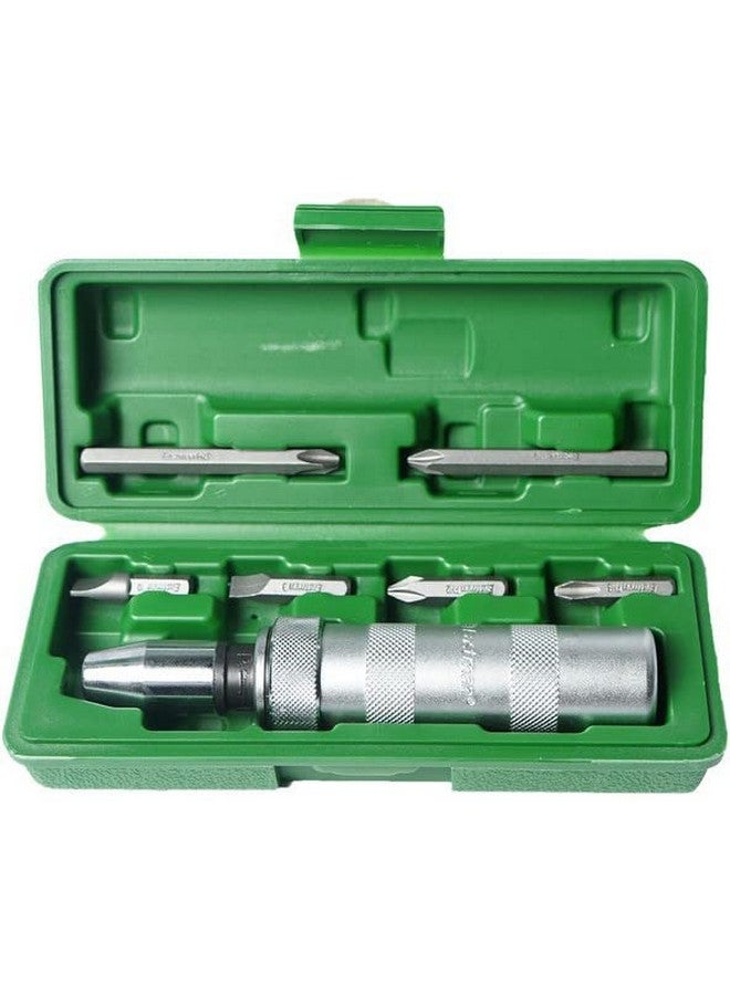 إيست مان طقم مفكات إيستمان 6 قطع، طقم مفكات براغي محمول، مقبض من الفولاذ الكربوني مع محول مقبس وبتات CRV، مطلي بالكروم، معالج حرارياً (EID-2500-02) - Image 5