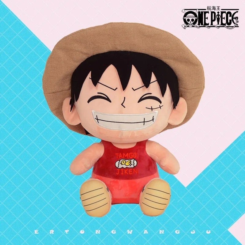 Bluejw High Quality 10-75cm Kawaii Luffy & Chopper Stuffed Animal Toys – Official Anime Cartoon Plush Figures Filled with Soft PP Cotton, Perfect Birthday Gift for Kids and Fans - Image 3
