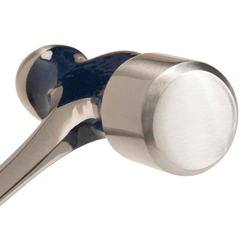 ESTWING Ball Peen Hammer - 8 oz Metalworking Tool with Forged Steel Construction & Shock Reduction Grip - E3-8BP, Blue - Image 3