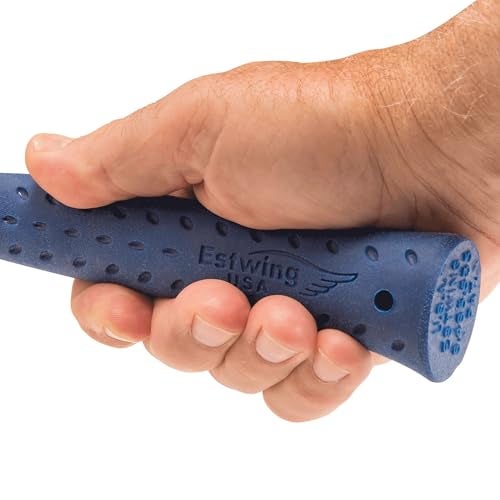 ESTWING Ball Peen Hammer - 8 oz Metalworking Tool with Forged Steel Construction & Shock Reduction Grip - E3-8BP, Blue - Image 4