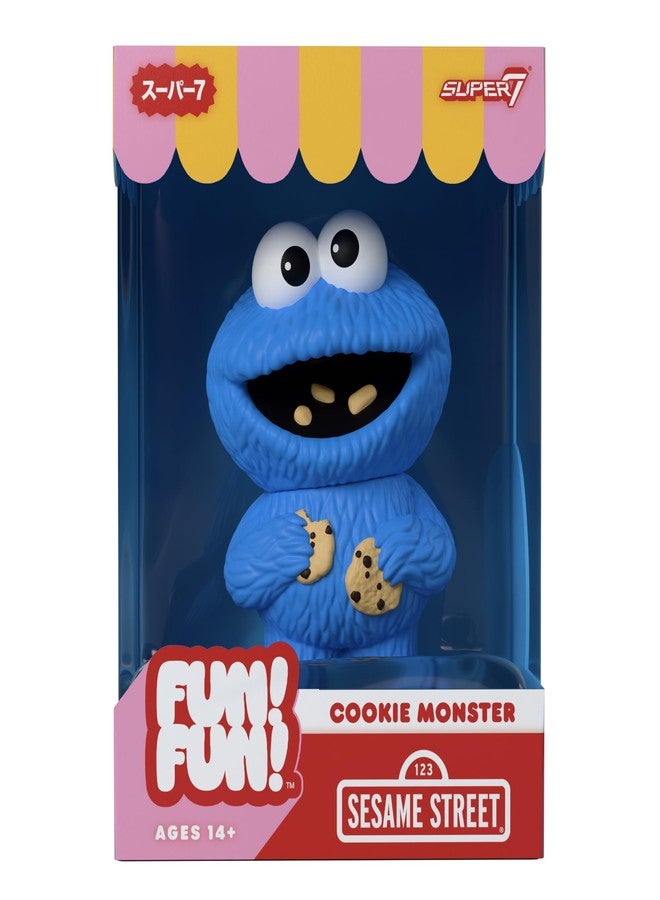 Super7 Sesame Street Fun! Fun! Wave 02 - Cookie Monster Action Figure - Image 2
