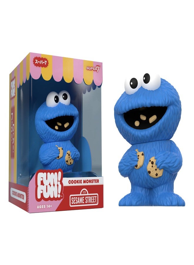 Super7 Sesame Street Fun! Fun! Wave 02 - Cookie Monster Action Figure - Image 1
