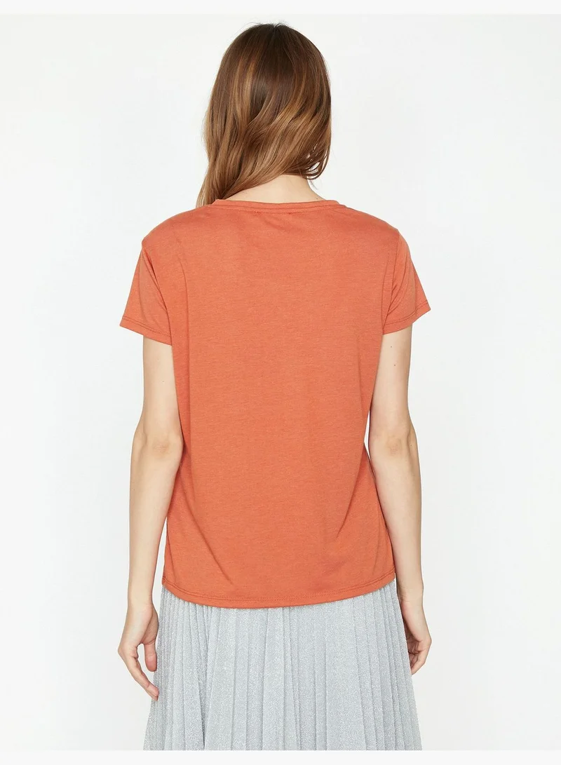 KOTON Letter Printed T-Shirt