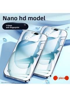 [imported Corning] Applicable To For Iphone 15 Toughened Film For Iphone14Pro Mobile Phone 11 Anti-peep 13ProMax Full-Colour:[nano Hd★2 Pieces】5 Times Anti-fingerprint★High-definition Does Not Harm The Eyes.-Size:For Iphone 15 Pro Max