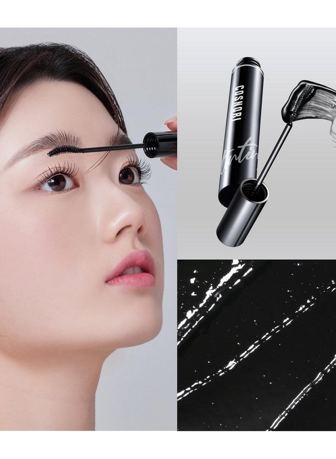 COSNORI Eyelash Tinting Serum 01 Deep Blackeyelash Boost Tinting Serumeyebrow Growth Enhancer For Longer And Thickervegan Irritation Free Peptides Hyaluronic Acid 0.3 Fl.Oz (Black) - Image 3