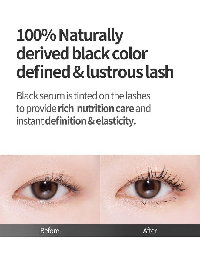 COSNORI Eyelash Tinting Serum 01 Deep Blackeyelash Boost Tinting Serumeyebrow Growth Enhancer For Longer And Thickervegan Irritation Free Peptides Hyaluronic Acid 0.3 Fl.Oz (Black) - Image 4