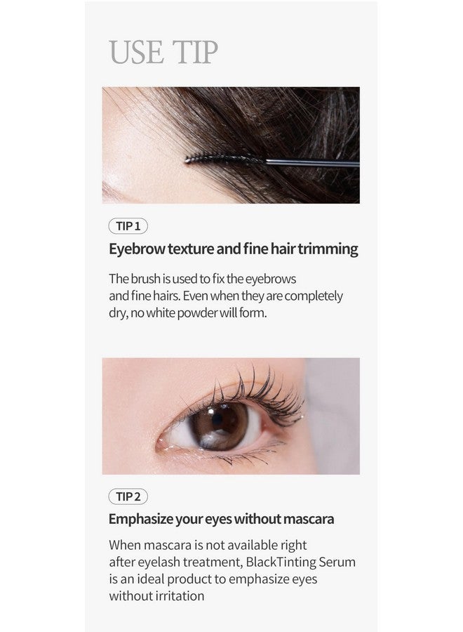 COSNORI Eyelash Tinting Serum 01 Deep Blackeyelash Boost Tinting Serumeyebrow Growth Enhancer For Longer And Thickervegan Irritation Free Peptides Hyaluronic Acid 0.3 Fl.Oz (Black) - Image 5