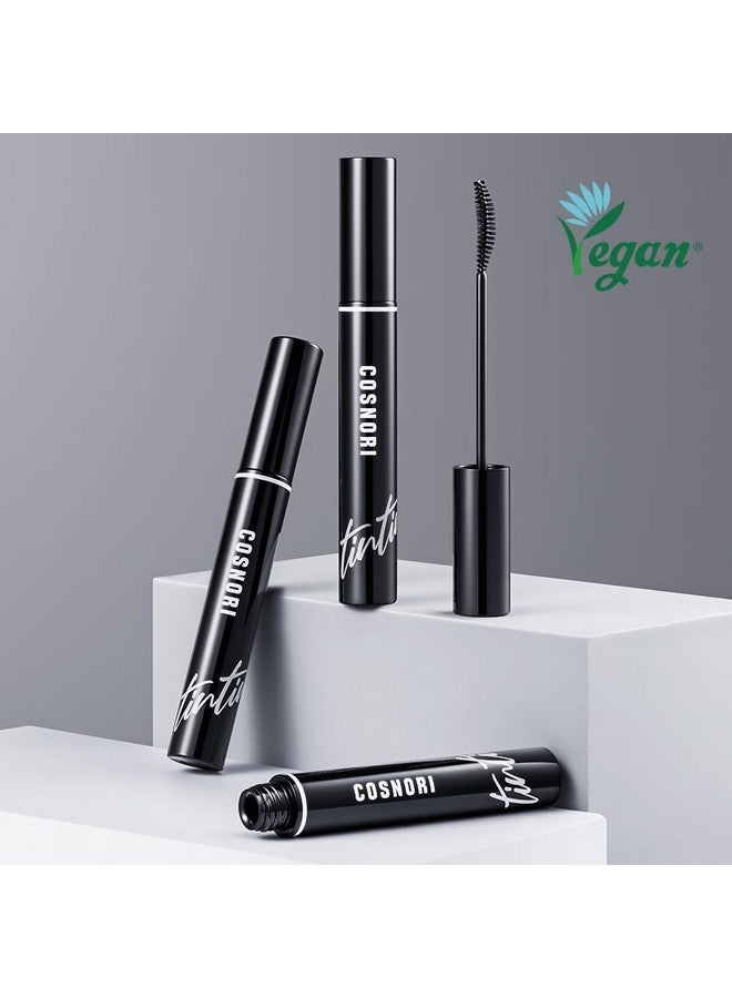 COSNORI Eyelash Tinting Serum 01 Deep Blackeyelash Boost Tinting Serumeyebrow Growth Enhancer For Longer And Thickervegan Irritation Free Peptides Hyaluronic Acid 0.3 Fl.Oz (Black) - Image 2