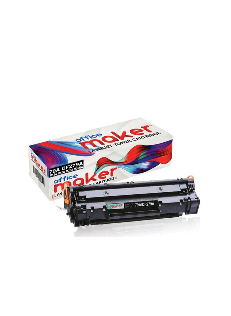 Office Maker Toner Cartridge For HP LaserJet Pro M12a, M12w, M26, MFP M26a Printer Black - Image 1