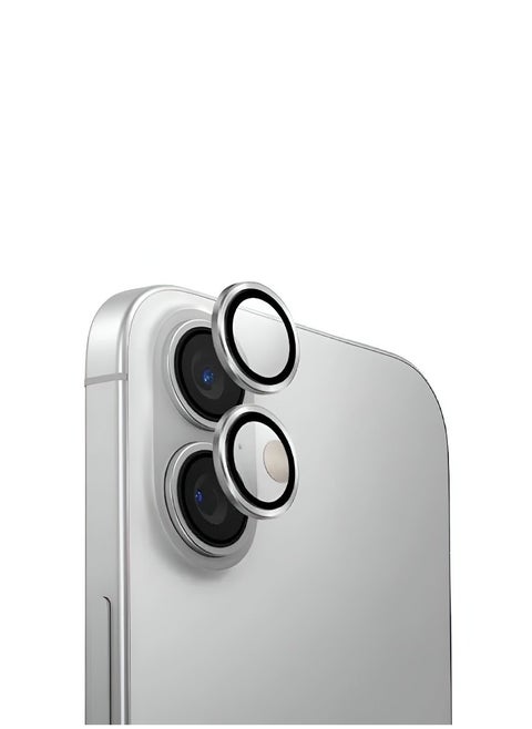 iPhone 16 Plus & 16 Standard Camera Lens Protector Anti-Fingerprint - Flamed White