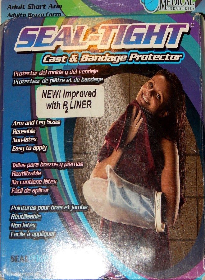 Brownmed Seal Tight Original Cast and Bandage Protector, Best Watertight Protection, Adult Short Arm - Image 1