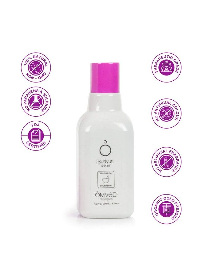 Omved Sudyuti Vegan Ayurvedic Skin Lightening Oil 200 Ml - Image 5