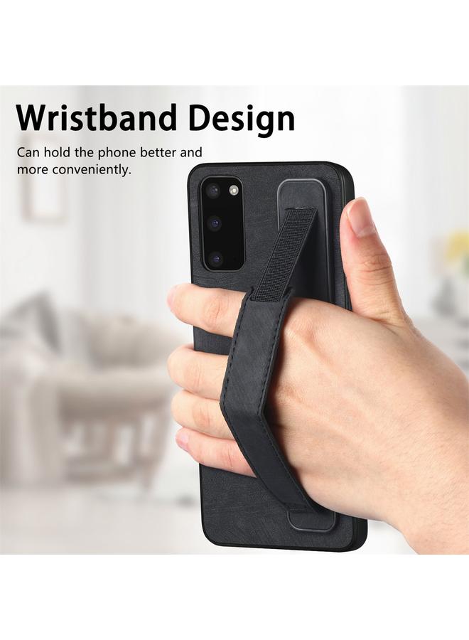 erorex Case For Samsung Galaxy S20 Retro Wristband Holder Leather Back Phone Case - Image 3