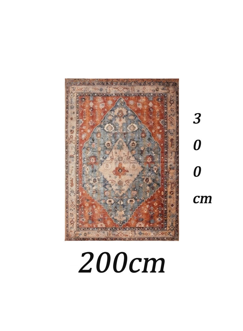 Dida-cosmos Area Rugs Living Room Large Rugs for Living Room Non Slip Boho Rug Washable Rugs for Bedroom Short Pile Living Room Rug Non Shedding Floor Carpets for Living Room (200 * 300cm) - Image 2