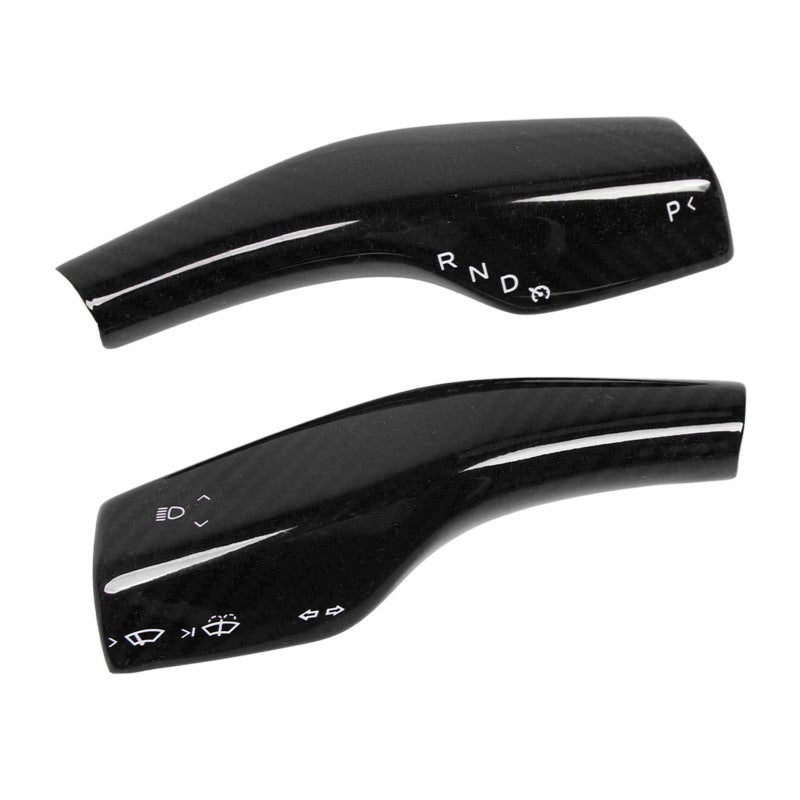 Steering Wheel Cover 3K Twill Gloss Real Carbon Fiber Material - Scratch Proof Perfect Fit Gear Shift Cover for Tesla Model 3 2017‑2023, Tesla Model Y 2020‑2023 Car Interior Upgrade - Image 2