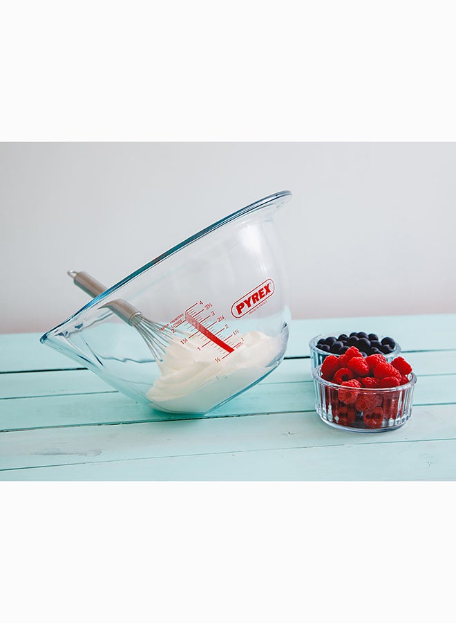 Pyrex Glass Mixing Bowl Expert 4L Transparent - Image 2