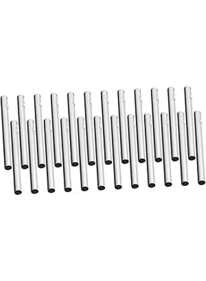 24 Pcs DIY Wind Chime Kit With Metal Tubes For Outdoor Relaxation And Crafts - Image 1
