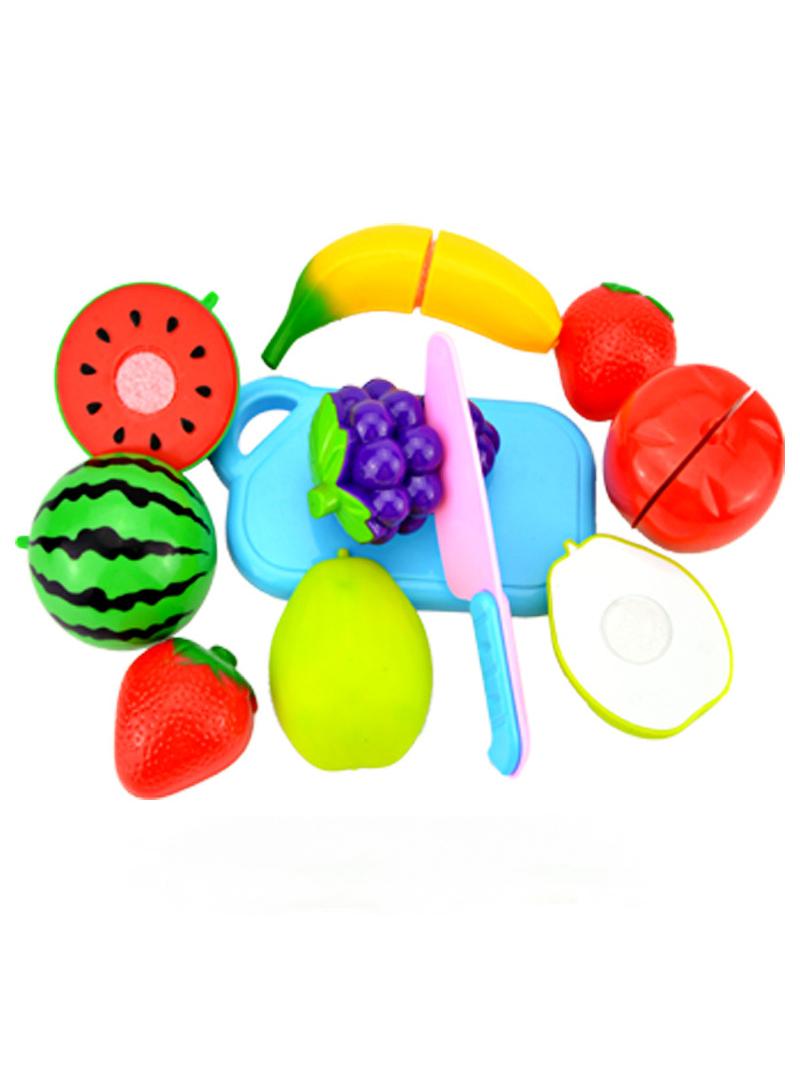 Loquat 8 Pcs Creative Kitchen Pretend Play Toy Set With Non-toxic Material for Kids