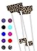 Crutcheze Premium USA Made Crutch Pad and Hand Grip Covers Comfortable Underarm Padding Washable Breathable Moisture Wicking Orthopedic Products Crutches Accessories Leopard - Image 1