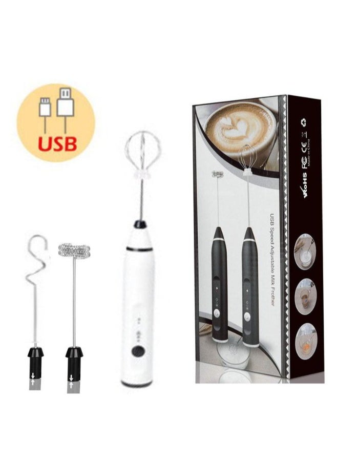 Generic Enhance your at-home beverage experience with the 3-Piece Electric Milk Frother and Whisk Set in Black/Silver. A sleek and practical design for creating perfect froth for coffee, cappuccino, latte, and more with ease.  - Image 1