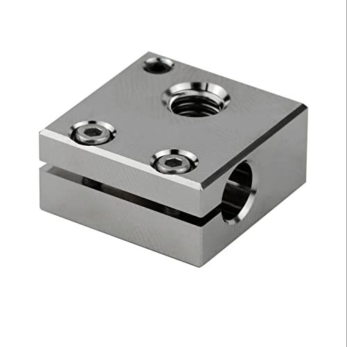 DORUNDEA Upgrade High Temperature Nickel Plated Copper Heater Block Compatible with Swiss CR10S PRO CR10 All Metal Hotend Ender 3 V2 Pro Ender5 Plus Parts 3D Printer - Image 2