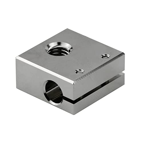 DORUNDEA Upgrade High Temperature Nickel Plated Copper Heater Block Compatible with Swiss CR10S PRO CR10 All Metal Hotend Ender 3 V2 Pro Ender5 Plus Parts 3D Printer - Image 5