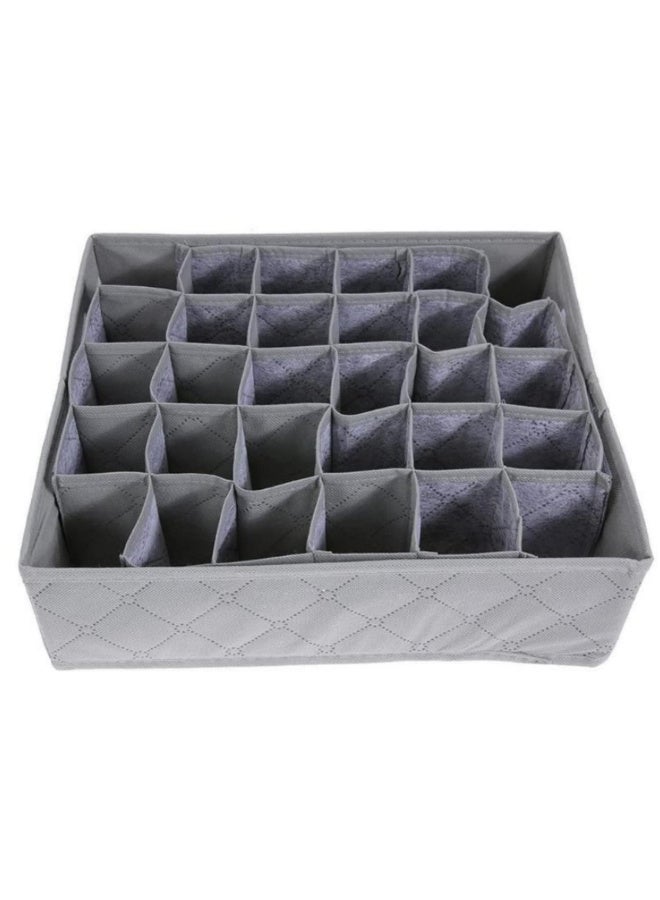 30 Cell Foldable Drawer Organizer Underwear Bra Scarfs Socks Organizer Bamboo Box Bamboo Charcoal Clothes Storage Box - Image 2