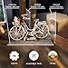 UGEARS Dutch Bicycle 3D Wooden Puzzles for Adults Wooden Model Kits for Adults Mechanical Models Amsterdam Puzzle Bicycle Model DIY Bicycle Model Scale Brain Teaser Hobby Set - Image 4