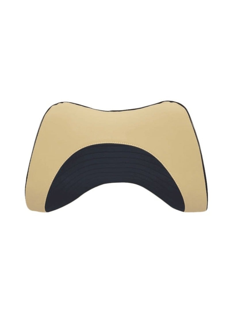Changan Combo Buy Dust Dirt Protection Cover Universal Car Seat Cover, 2 Pcs Set Beige and Premium Quality Head Rest Pillow For Car Beige 2 Pcs - Image 5
