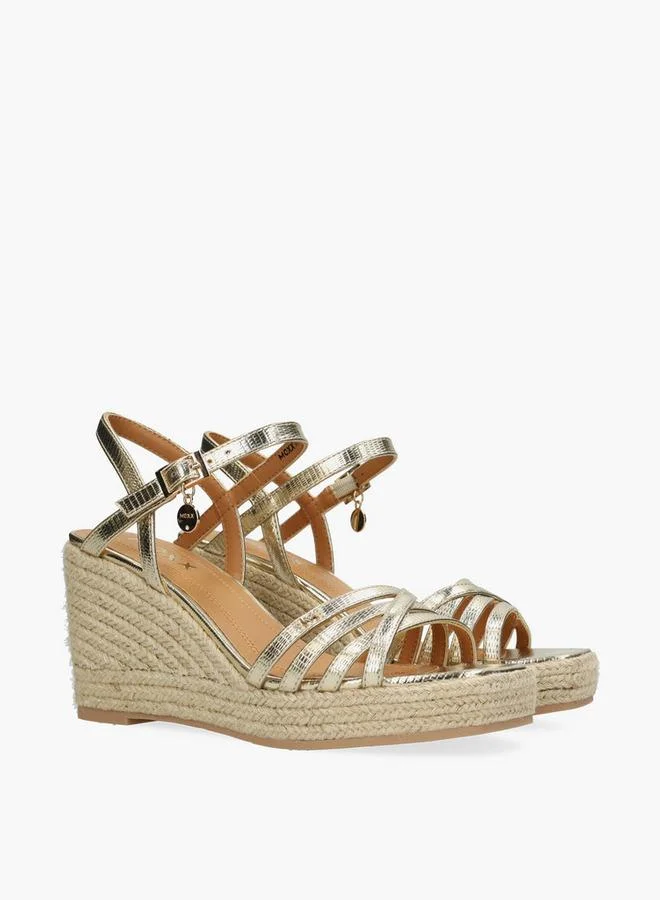 MEXX Women Noemi Pakina Wedge Heel Espadrille Sandals