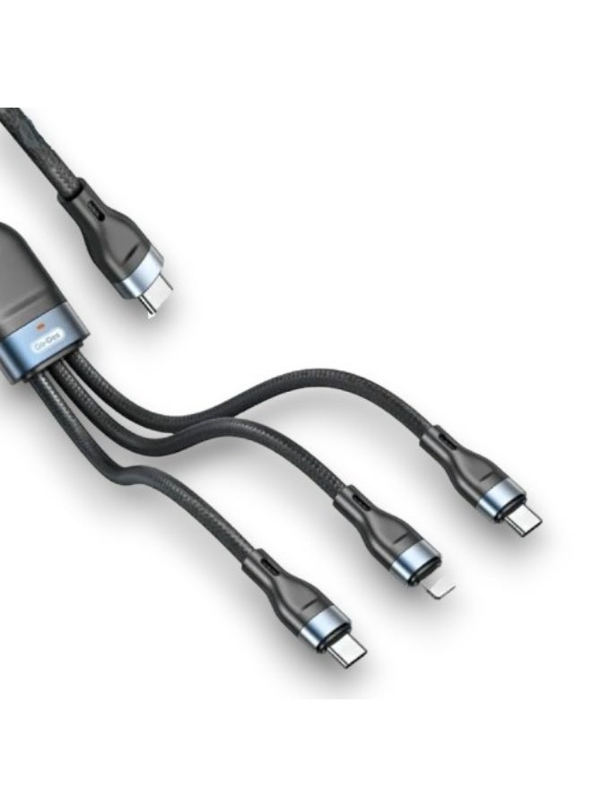 Go-Des - 3 in 1 PD Fast Cable (GD-UC802) - Image 1