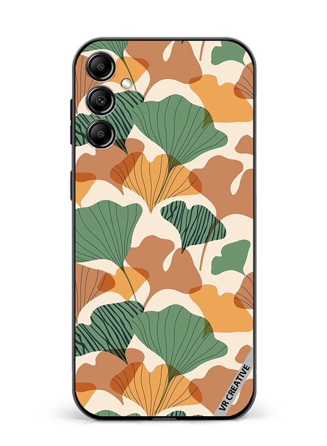 VR CREATIVE Protective Case Cover For Samsung Galaxy M54 Autumn Gingko Leaves Silhouettes Design Multicolour - Image 1