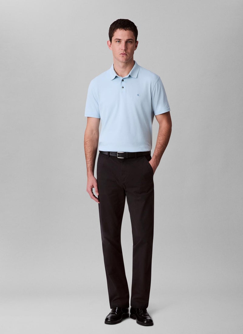 CALVIN KLEIN Cotton Short Sleeve Polo - Image 5