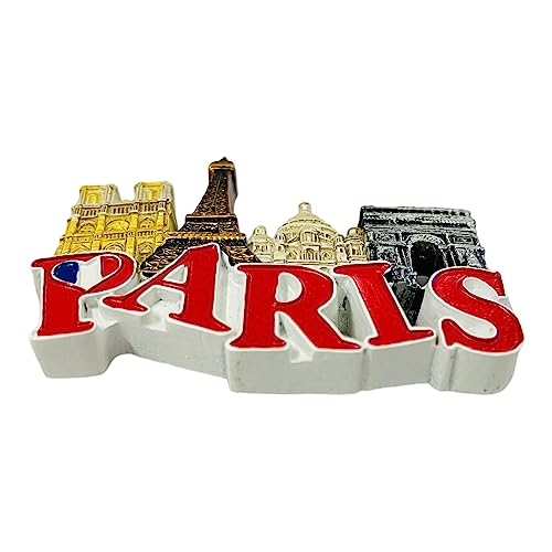 Moira 3D Resin Magnet for Fridge Decoration Travel Souvenir Paris - Image 4