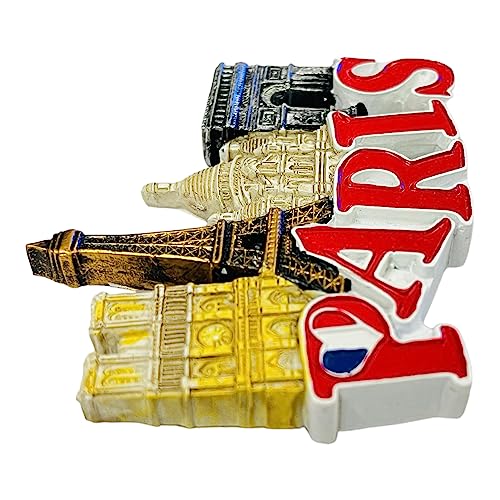 Moira 3D Resin Magnet for Fridge Decoration Travel Souvenir Paris - Image 5