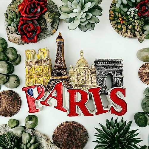 Moira 3D Resin Magnet for Fridge Decoration Travel Souvenir Paris - Image 3