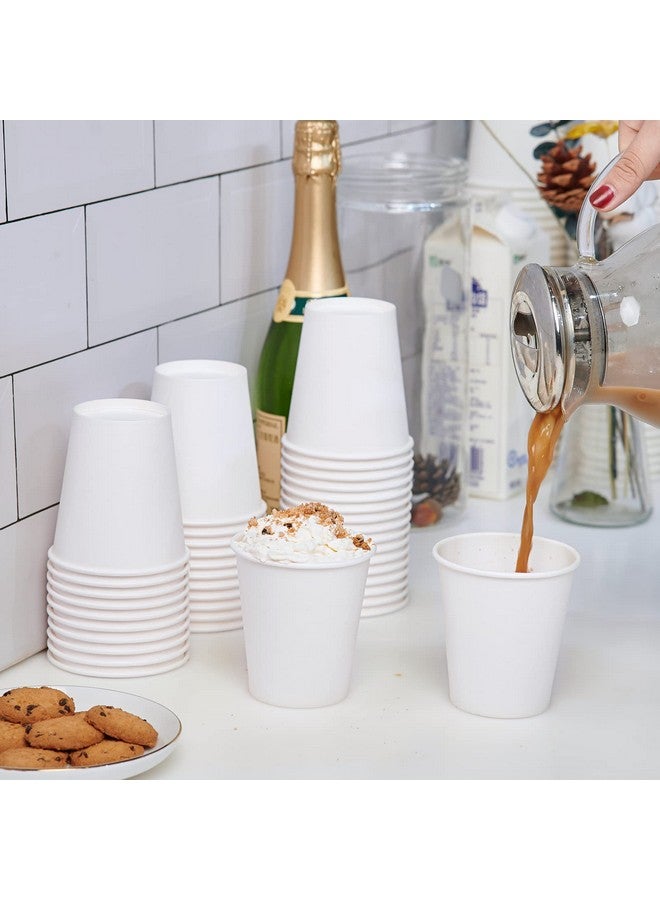 LITOPAK 270 Pack 10 oz Disposable Paper Coffee Cup, Drinking Cups for Water, White Paper Hot Coffee Cups, Suitable for Party, Picnic, Travel, and Events - Image 4