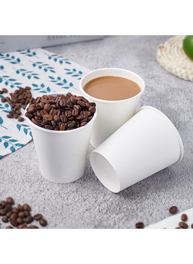 LITOPAK 270 Pack 10 oz Disposable Paper Coffee Cup, Drinking Cups for Water, White Paper Hot Coffee Cups, Suitable for Party, Picnic, Travel, and Events - Image 3