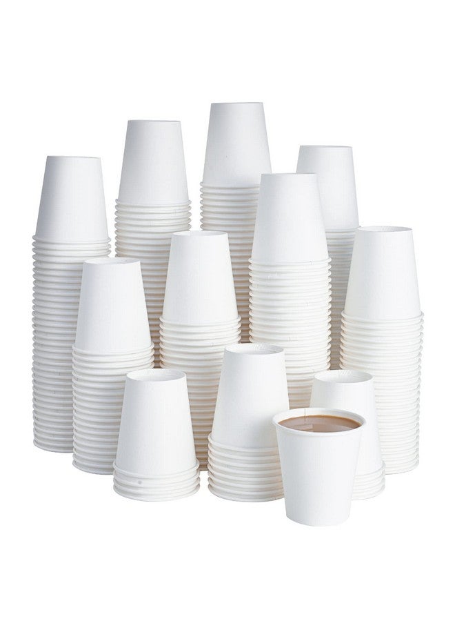 LITOPAK 270 Pack 10 oz Disposable Paper Coffee Cup, Drinking Cups for Water, White Paper Hot Coffee Cups, Suitable for Party, Picnic, Travel, and Events - Image 1