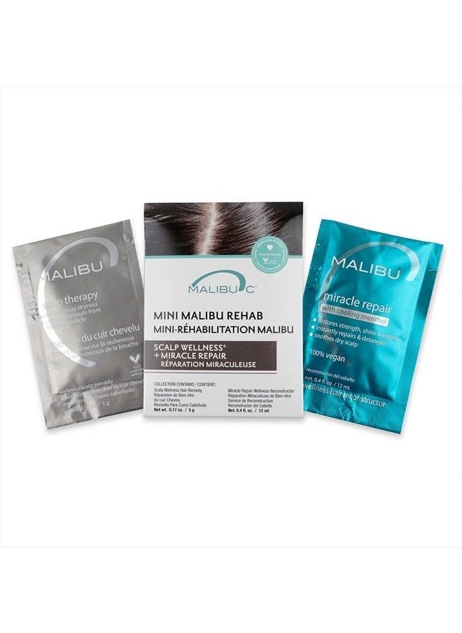 Malibu C Mini Malibu Rehab Scalp Wellness and Miracle Repair Set  - Image 1