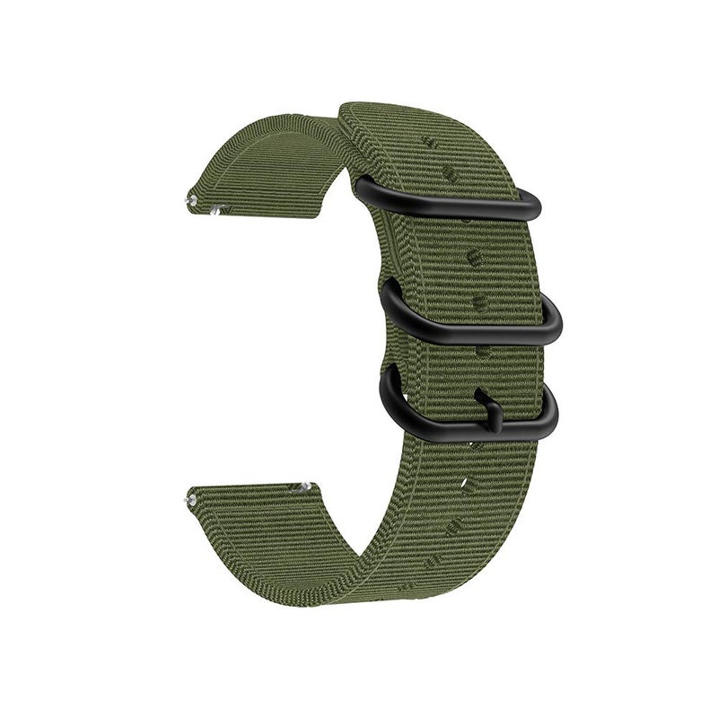 Yeejok Venu 2S Band Nylon, Vivoactive 4S 40mm Nylon Watch Band Replacement, 18 mm Quick Released Watch Strap Compatible for Garmin Vivoactive 3S 39mm, Captain Marvel 40mm-Olive Green - Image 1