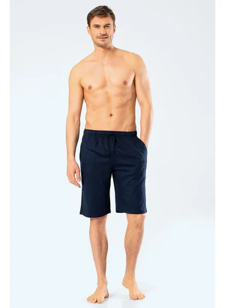 cacharel 2172 Modal Men's Bermuda Single Bottom - Navy Blue